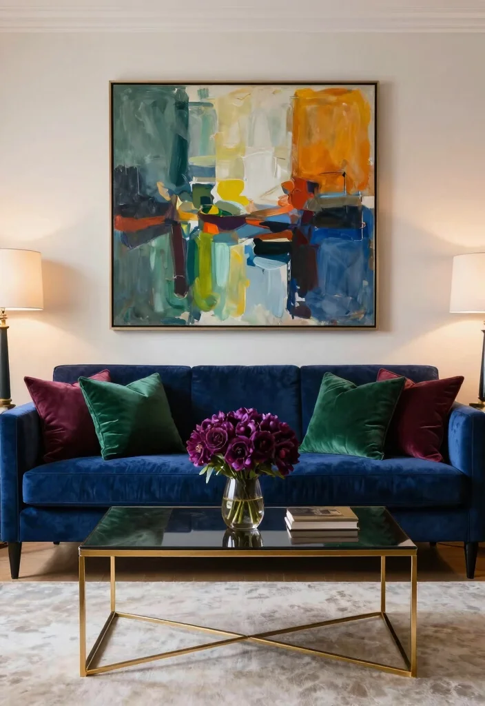 18 Colorful Living Room Decor Ideas That Feel Bold but Tasteful 1 18 Colorful Living Room Decor Ideas That Feel Bold but Tasteful 1. Jewel Tones for a Rich Ambiance 0