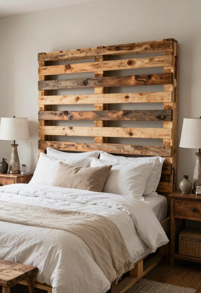 18 Headboard Design Ideas That Make the Bed the Star 1 18 Headboard Design Ideas That Make the Bed the Star 1. Rustic Charm with Reclaimed Pallets 0