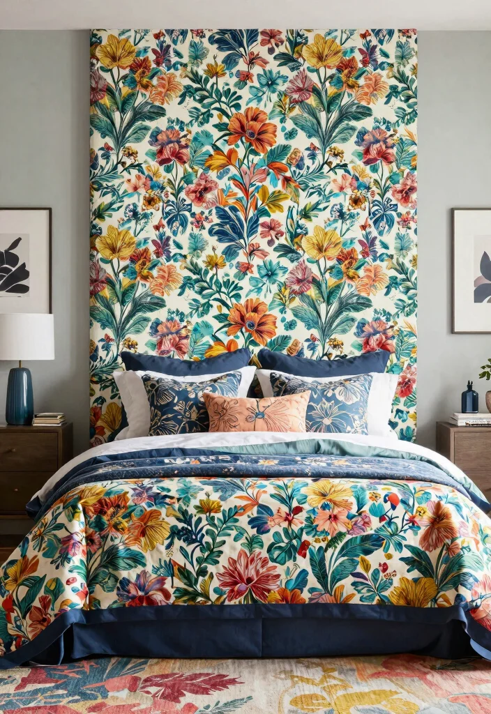 18 Headboard Design Ideas That Make the Bed the Star 41 18 Headboard Design Ideas That Make the Bed the Star 11. Statement Wallpaper Headboards 0