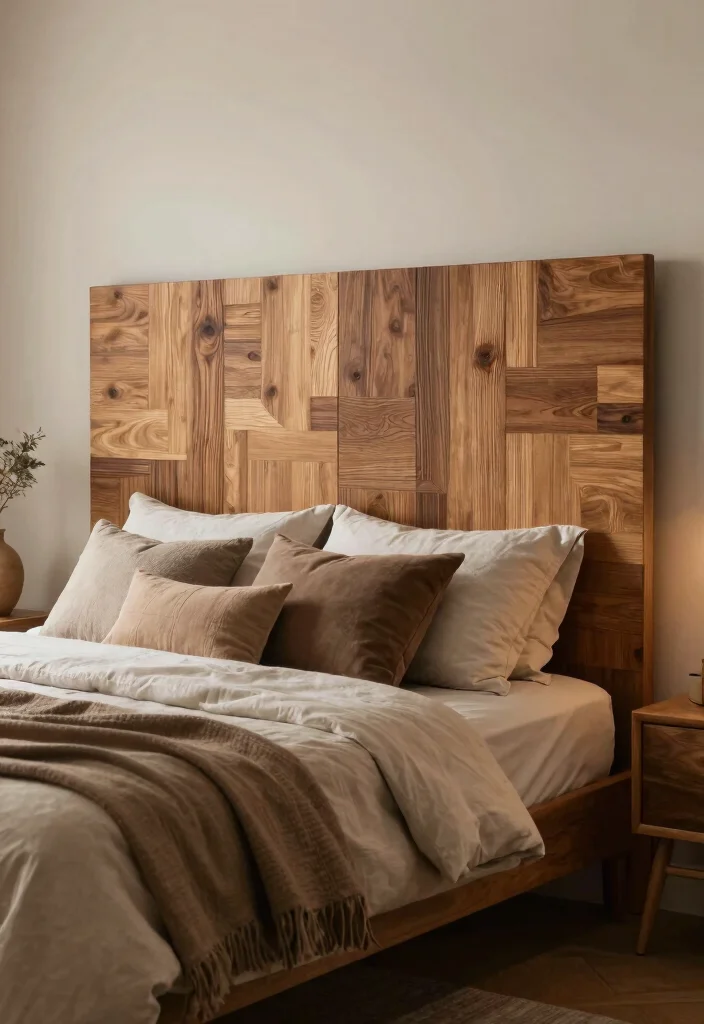 18 Headboard Design Ideas That Make the Bed the Star 43 18 Headboard Design Ideas That Make the Bed the Star 13. Textured Wood Panels 0