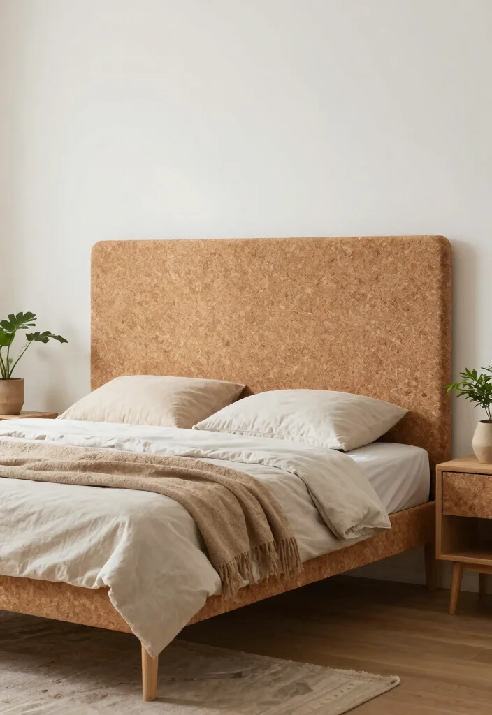 18 Headboard Design Ideas That Make the Bed the Star 46 18 Headboard Design Ideas That Make the Bed the Star 16. Eco Friendly Cork Headboards 0