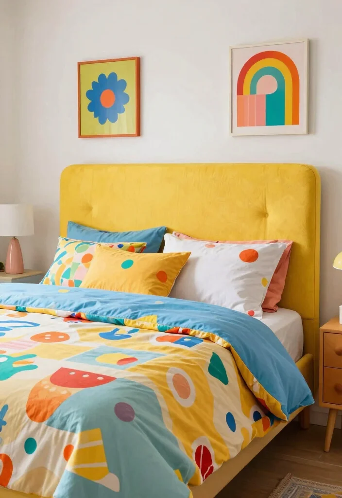 18 Headboard Design Ideas That Make the Bed the Star 37 18 Headboard Design Ideas That Make the Bed the Star 7. Colorful Vinyl Headboards 0